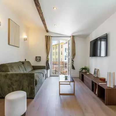 Bright 3 rooms apartment close to Place Massena