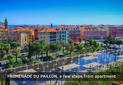 a view of a city with a river and buildings at Nestor&Jeeves - GELATO - Bright - Balcony in Nice