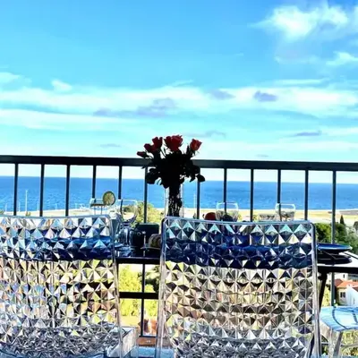 Vue Mer Panoramique - Terrasse - Climatisation - 2 Bedrooms - Wifi - Cuisine - Tramway
