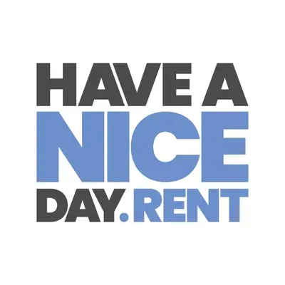 a sign that reads have a new day rent at Lympia Riviera Residence in Nice