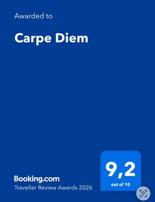 a screenshot of a phone with a carpage diagram at Carpe Diem in Beaulieu-sur-Mer