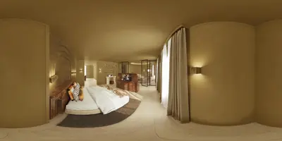 a bedroom with a large white bed in a room at Hotel Gounod Fully Renovated in Nice