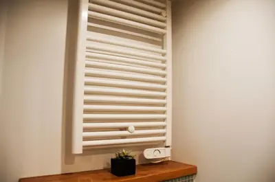 a window in a room with a wooden table at Apartment Massena - Old Town in Nice