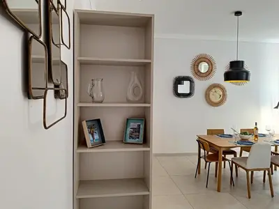 a kitchen and dining room with a table and chairs at Nestor&Jeeves - COLIBRI PRESTIGE - Central - Close sea in Nice