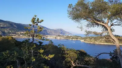 a view of a body of water with trees at R.D.V. Duplex Nice Center in Nice