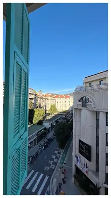 an overhead view of a city street with buildings at Maison de Côte - Felice in Nice