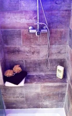 a shower in a bathroom with a bath tub at Luxurious Studio in NICE 450 m of the sea in Nice