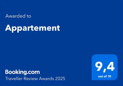 a blue sign with the words upgraded toapplement at Appartement in Nice