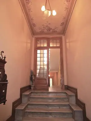 a staircase in a house with a ceiling at Appartement in Nice