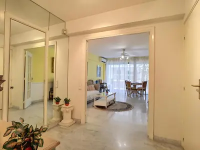 an open living room with a view of a living room at Nestor&Jeeves - DEBUSSY TERRASSE - Central - By shopping area in Nice