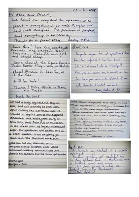 a letter from a student to his teacher at 2 Bedroom Apartment Old Town Centre in Nice