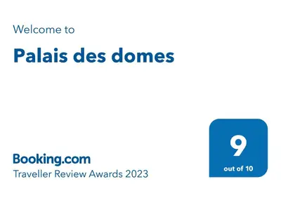 a screenshot of the pallels dies domes webpage at Palais des domes in Nice