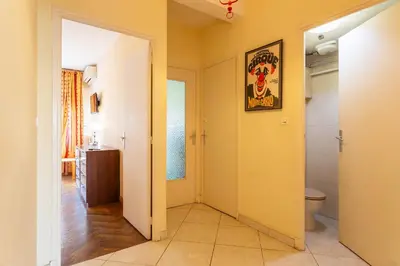 a bathroom with a toilet and a sink at LE FRANCE-MASSENET AP3015 by Riviera Holiday Homes in Nice