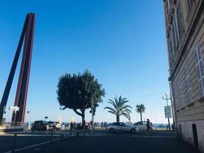 a street with cars parked on the side of the road at Jade Duplex - No Better Location In Nice in Nice