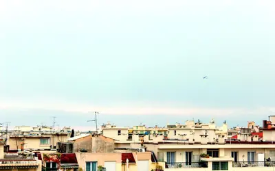 a view of a city with buildings at Cosy - Negresco - AC - 5 min walk to Beach in Nice