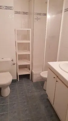 a bathroom with a shower and a toilet and a sink at Alery apartment Nice terrace AC wifi by Affitto-Nizza in Nice