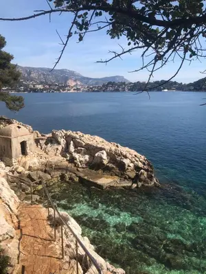 a view of a large body of water at Studio cosy à Villefranche sur mer in Villefranche-sur-Mer