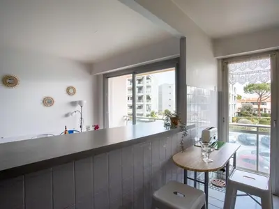 a bathroom with a toilet and a sink and a shower at Apartment La Pinède-2 by Interhome in Le Puits