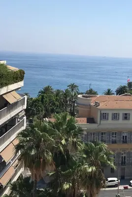 a view of the ocean from a building at LOFT 360° Nice in Nice