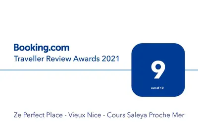 a screenshot of the transfer review awards at Ze Perfect Place - Spacieux appartement - Cours Saleya - 2 CHB - 2 SDB - AC in Nice