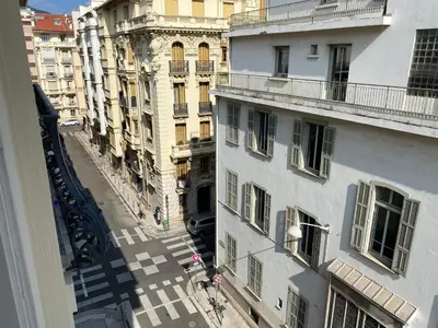 an overhead view of a city street with buildings at JEAN MEDECIN - Modern and brand new 1Br flat in Nice