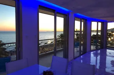 a house with a view of the ocean at Promenade des anglais Amazing sea view 140M2 3BR in Nice