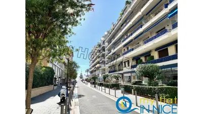 a view of a street with a building at ApartHotel Riviera - Hyper Centre Ville - Studio Supérieur AC avec balcon et aperçu mer - BALCON MASSENET 1 in Nice