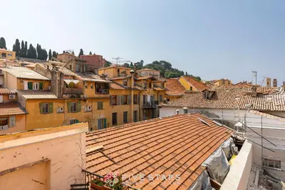 a view of a group of buildings with roofs at Vieux Nice - Jean Jaurès FSHH in Nice
