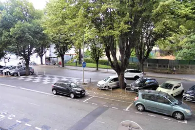 a group of cars parked in a parking lot at 2 spacious bedrooms near Riquier station! in Nice