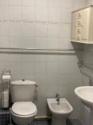 a white bathroom with a toilet and a sink at The Grand Riviera Apartments Nice - Top Choice in Nice in Nice