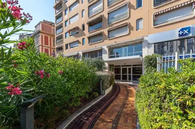 a building with a walkway in front of it at MY CASA - JOFFRE 2 - Cosy apartment in City Center in Nice