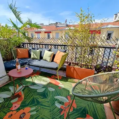 Cozy roof terrace near Promenade des Anglais - AC