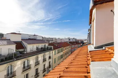 a view from the roof of a building at MY CASA - DEROULEDE - Superb Studio Suite w AC Downtown in Nice