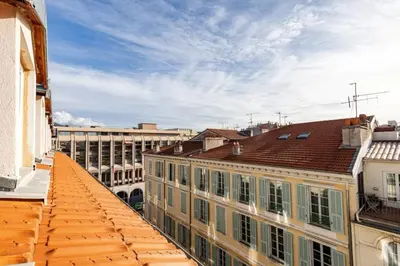 a view from the roof of a building at MY CASA - DEROULEDE - Superb Studio Suite w AC Downtown in Nice