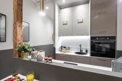 a kitchen with a sink and a stove top oven at MY CASA - LA CROIX - Old Town Modern apartment - 2 bedrooms in Nice