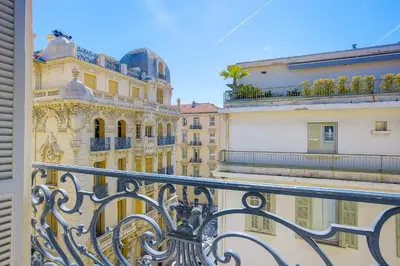 a view from a balcony of buildings at Maison Bianchi - Lamartine in Nice